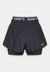SHORT - Kratke hlače 2-u-1 - black white white