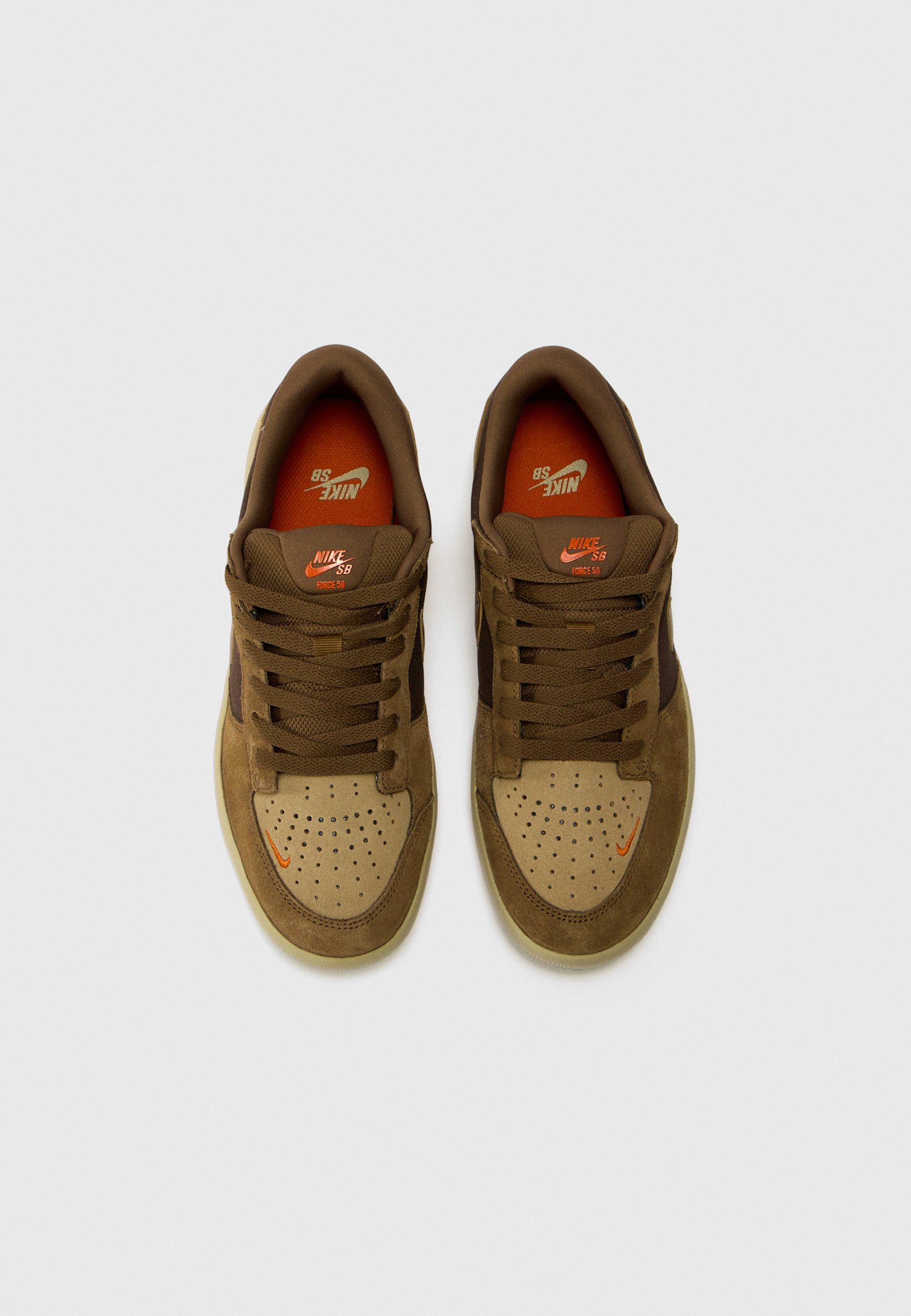 Nike SB FORCE 58 - Sneakersy niskie/brązowy - Zalando.pl