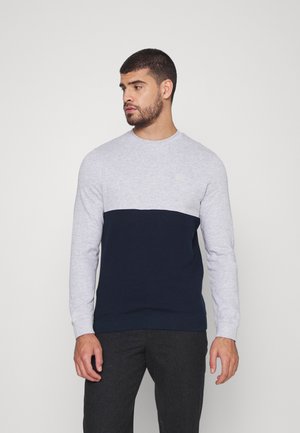 CREWNECK WITH CUTLINE - Sweatshirt - light stone grey melange