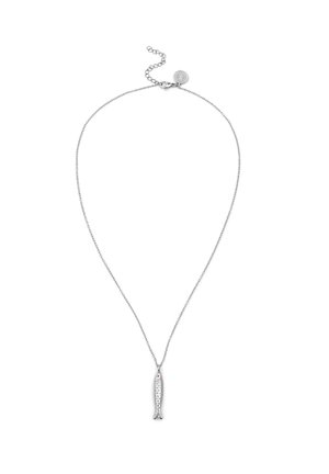 Aqua Fish - Halskette - silver-coloured