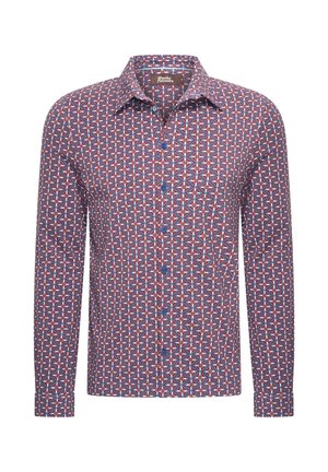 WITH PRINT - Shirt - bordeaux