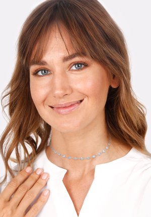 CHOKER OVAL PLATELETS - Halskæder - silber