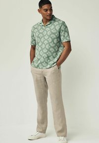 Next TEXTURED - Polo krekls - green white