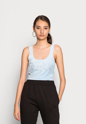 JADE CROP - Top - cool blue