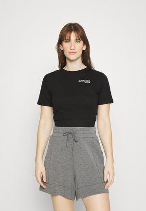 Even&Odd active Základné tričko - black