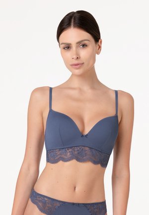 CASUAL RIB - Reggiseno a triangolo - blu
