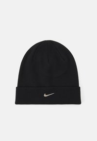 Nike Sportswear PEAK BEANIE UNISEX - Pletena kapa - black/metallic silver