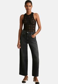 Reiss BARREL-LEG SEAM - Jeans baggy - washed grey