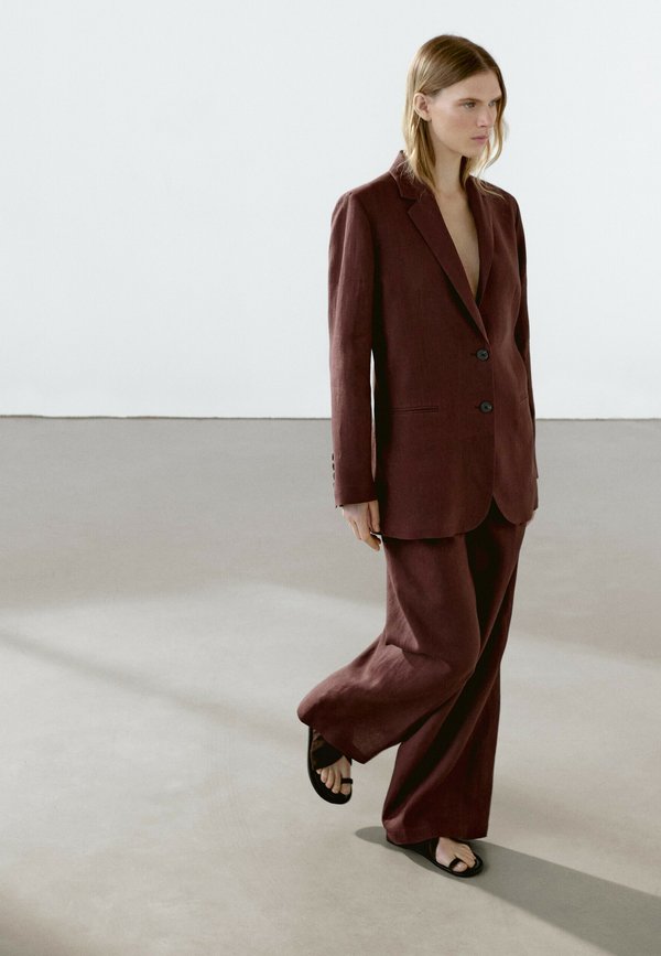 TWO - Blazer - mottled bordeaux3