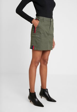 Jupe en jean - olive