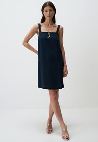 Jimmy Key SQUARE NECK MINI  - Freizeitkleid - dark blue