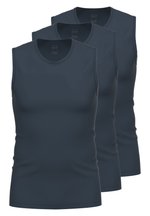 Ammann Herren Unterhemden 3er Pack - Baumwolle Mit Elasthan V-Ausschnitt