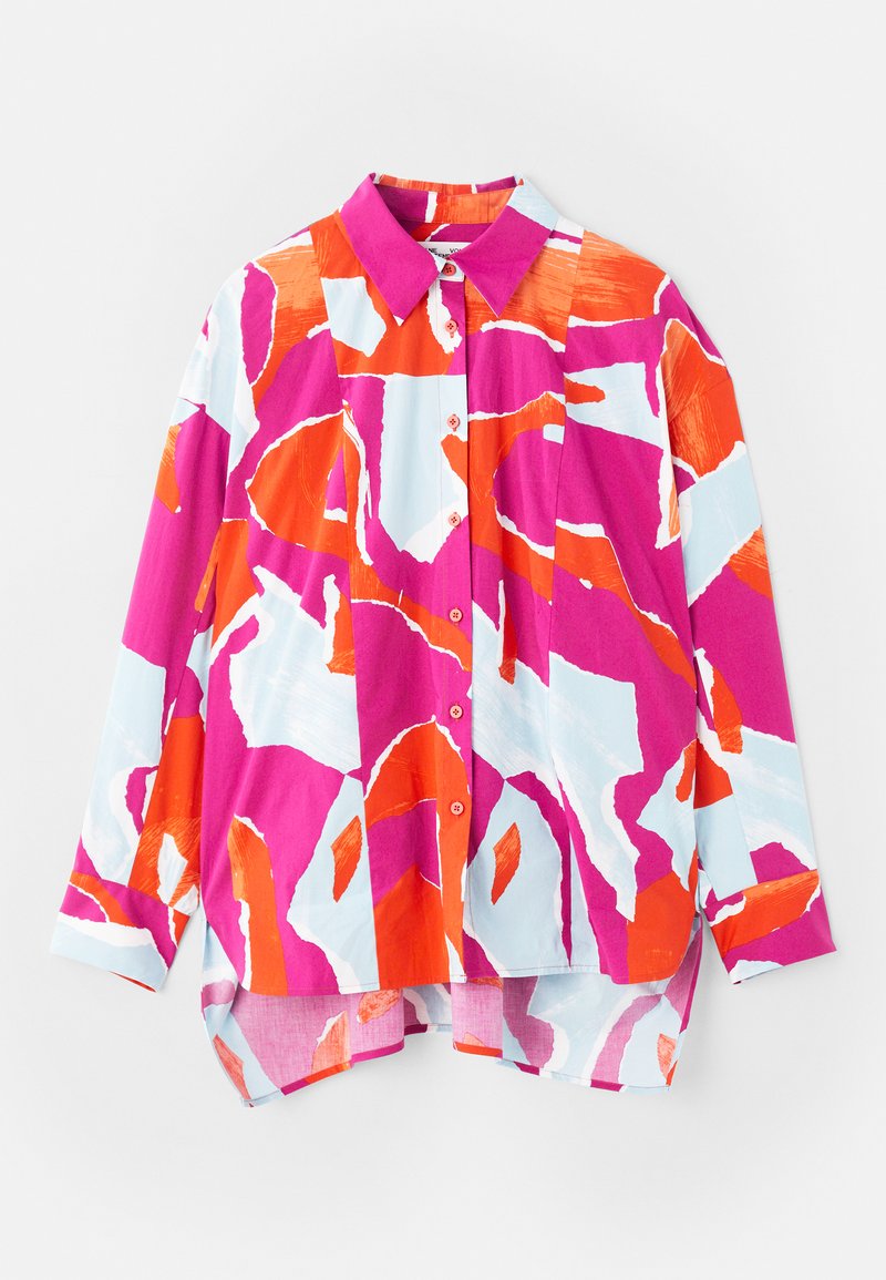Diane von Furstenberg Overhemdblouse donkerroze