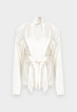 PYJAMA WRAP - Blouse - ivory