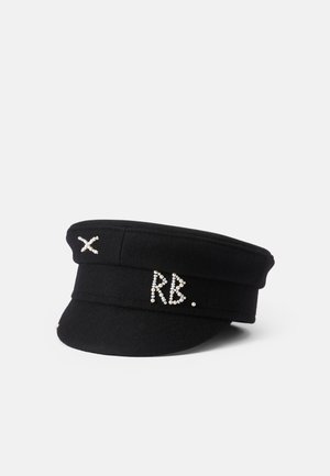 EMBELLISHED BAKER BOY - Lippalakki - black