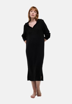 AVEC CAPUCHE UNIE - Chemise de nuit / Nuisette - noir
