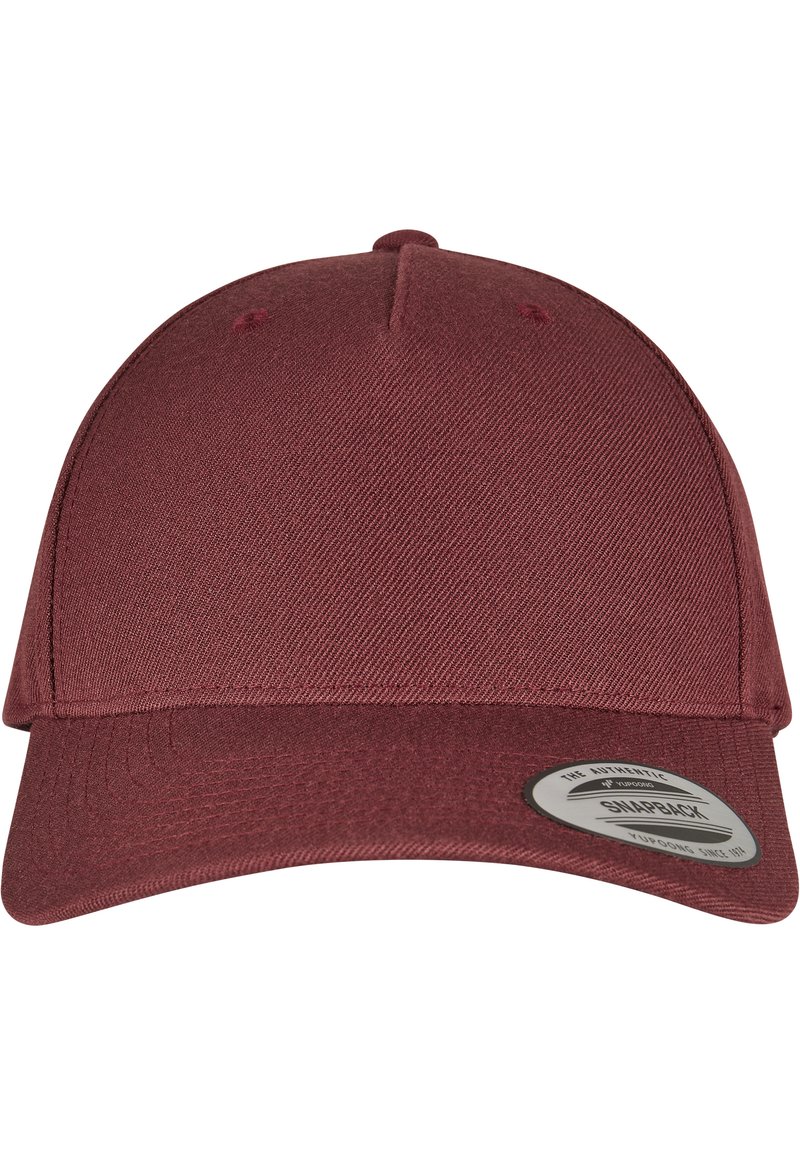 Flexfit - YP CLASSICS 5-PANEL CURVED VISOR SNAPBACK - Cap - maroon, Vergrößern