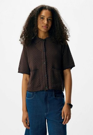 KURZARM - Gilet - seal brown