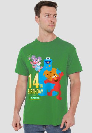 SESAME STREET 14TH BIRTHDAY - T-Shirt print - dark green