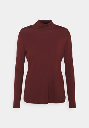 CLASSICS VEINE TURTLENECK SHIRT - Pitkähihainen paita - wine red