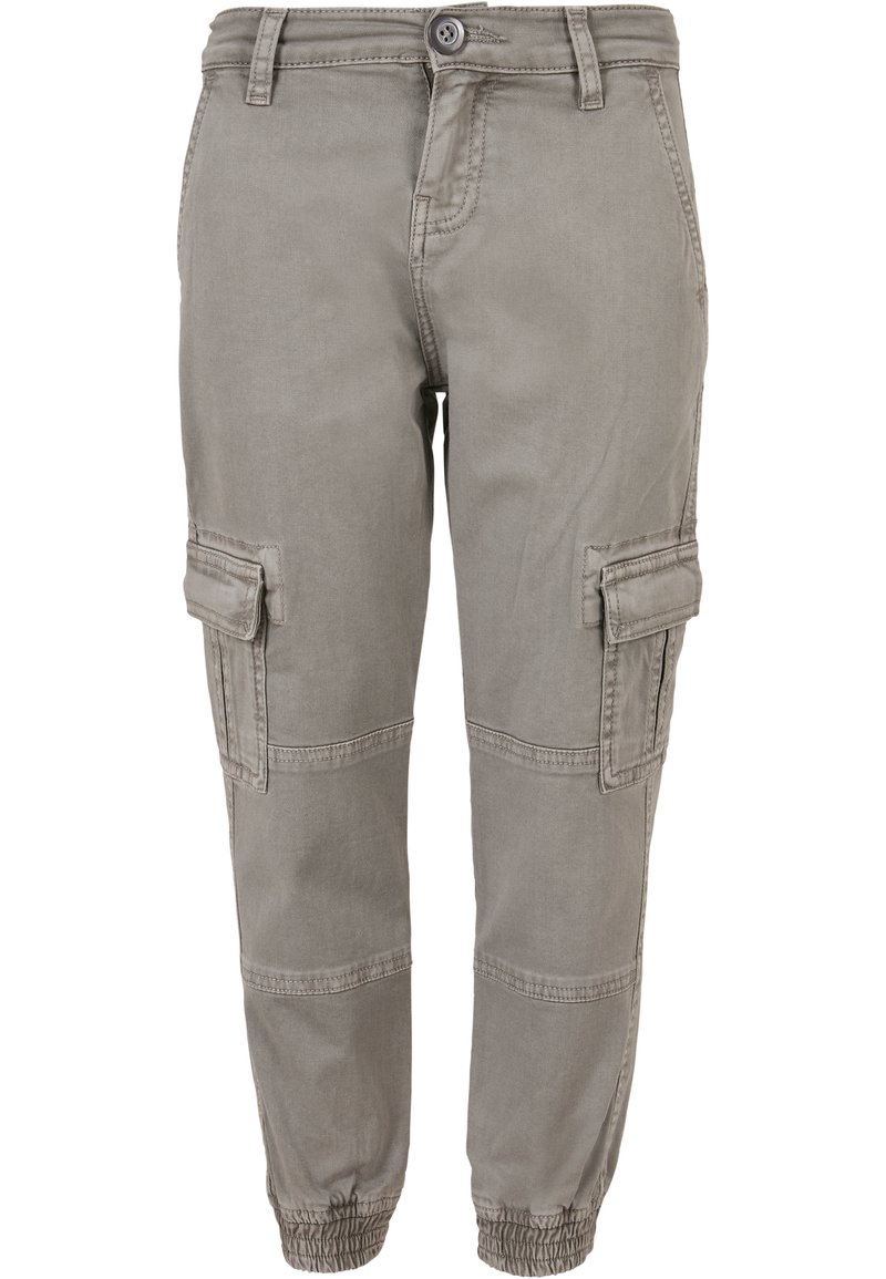 Urban Classics - WASHED TWILL JOGGING - Cargobroek - grey, Vergroten