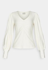 RIFA V-NECK - Langærmet T-shirt - egret