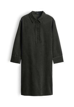 someday., RELAXED FIT CORD TEXTURE - Shirt dress - midnight olive
