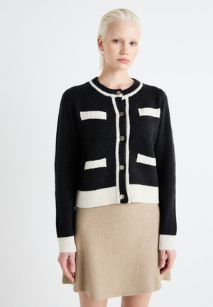 VMRANIA ONECK CARDIGAN - Kofta - black/birch