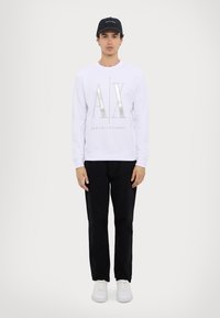Armani Exchange Felpa - white