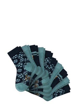 10ER PACK BASIC - Strumpor - grün