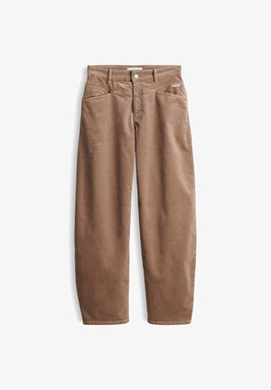 OPUS PANTS, MID RISE OVALES BEIN - Broek - light mocca