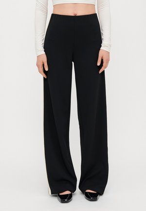 Vero Moda Tall VMBERLIN WIDE PANEL - Bukse - black