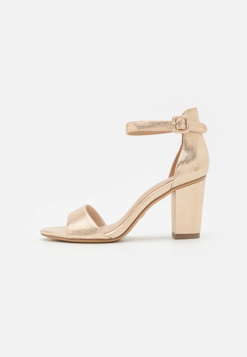 Tamaris High heeled sandals - champagne metallic