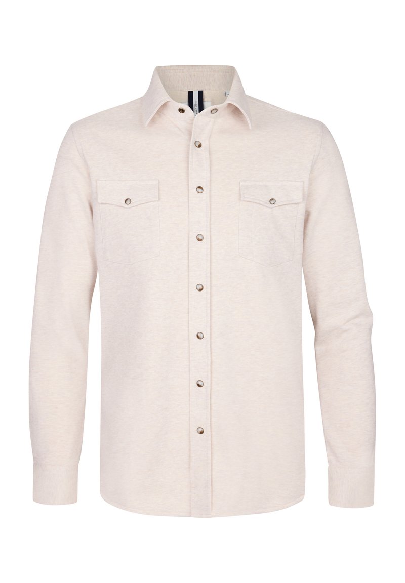 PROFUOMO Overhemd zandkleur PROFUOMO Overhemd zandkleur