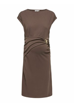 OLMEVALYN  - Robe en jersey - chocolate martini