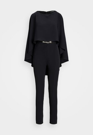 Lauren Ralph Lauren BELTED CAPE GEORGETTE JUMPSUIT - Ολόσωμη φόρμα - black