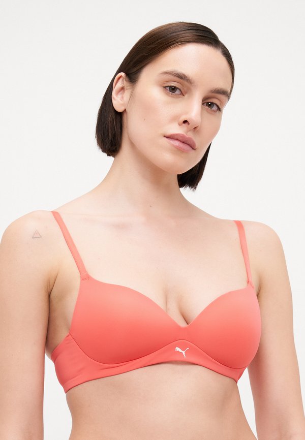 WOMEN SOFT PADDED BRA - T-shirt bra - coral2