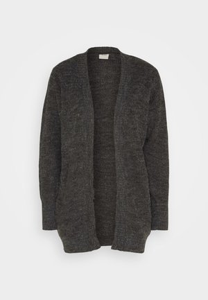 ICHI IHNOVO - Strickjacke - dark grey melange