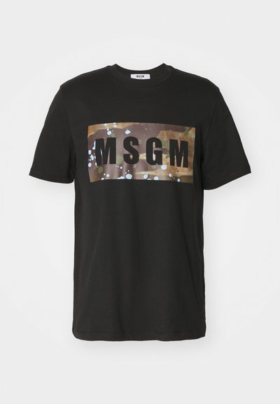 MSGM Potiskana majica - black