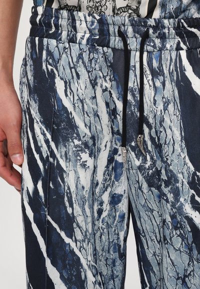 Roberto Cavalli MARBLE TECH TRACK PANT - Pantaloni - blue
