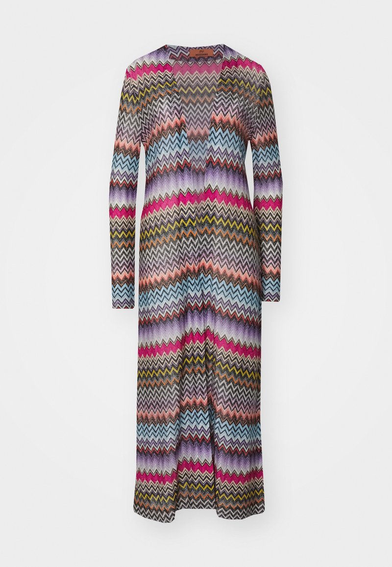 Missoni LONG CARDIGAN - Cardigan - multicolor/black/multi-coloured 