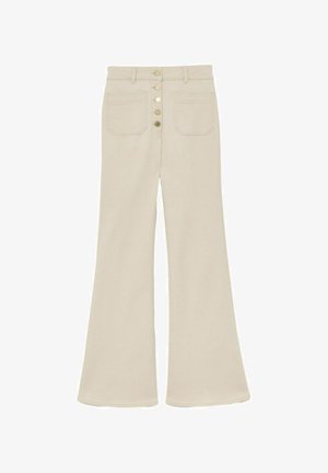 Reiss, REGULAR FIT - CALI TWIN-POCKET BUTTON FLARED JEANS . - Široké džíny - ecru