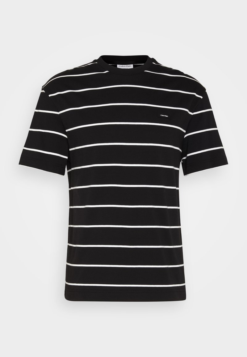 Calvin klein black and white striped shirt Clearance