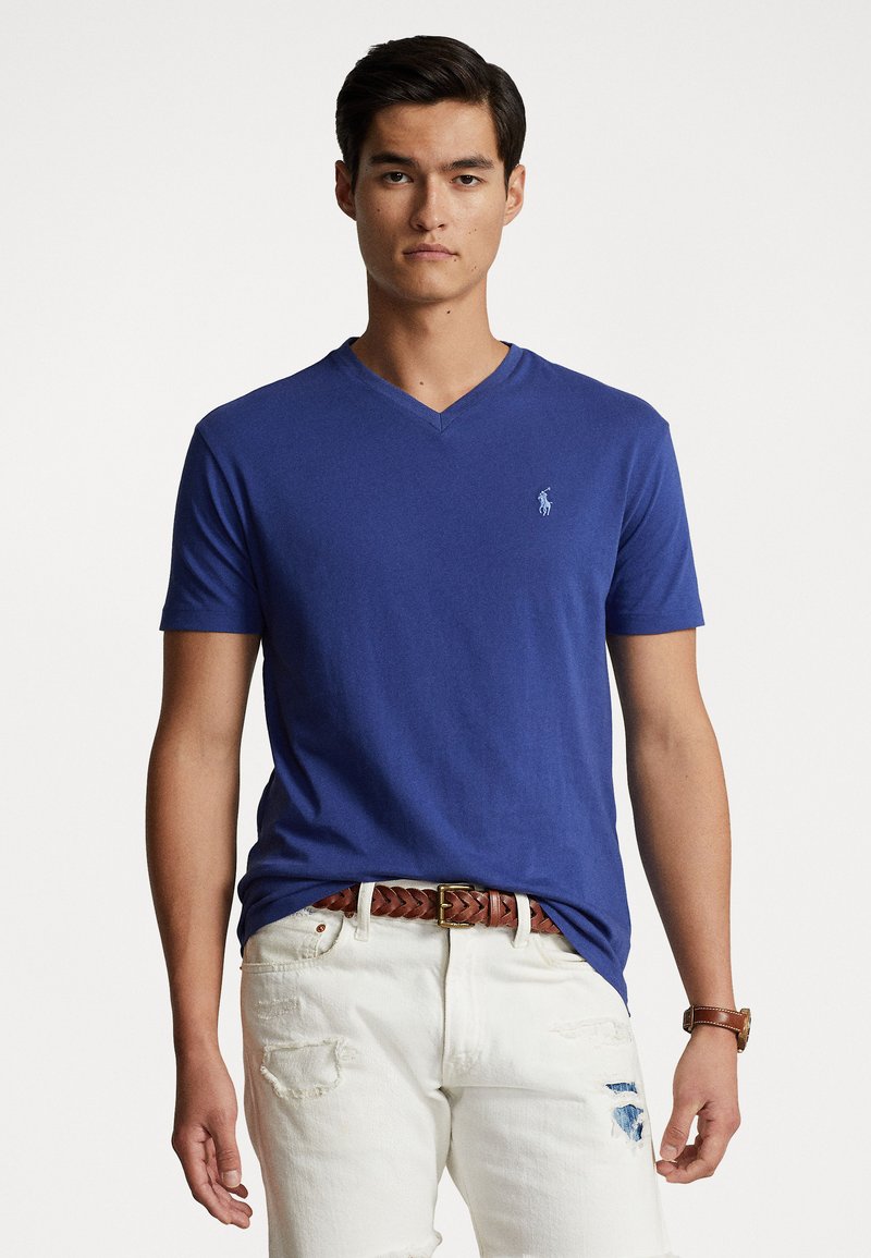 Polo Ralph Lauren CLASSIC FIT JERSEY V-NECK T-SHIRT - Basic T-shirt ...