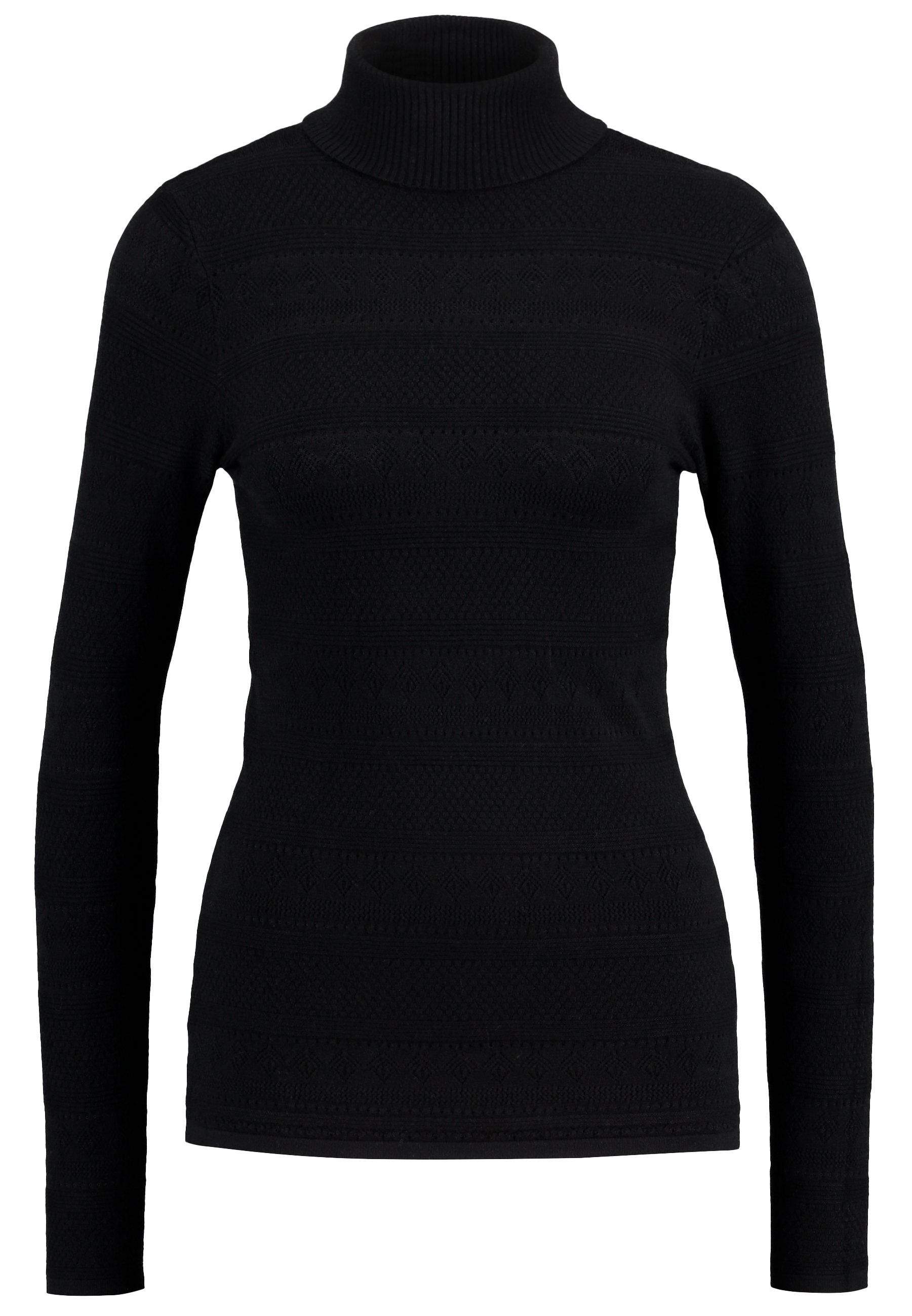 Dorothy Perkins ALL OVER JUMPER Strikkegenser black Dorothy Perkins ALL OVER POINTELLE JUMPER - Strikkegenser - blush