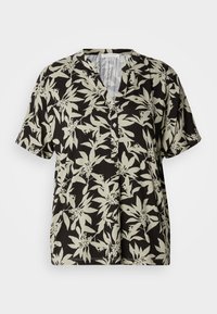 SHORT SLEEVE PLACKET AT FRONT - Palaidinė - green