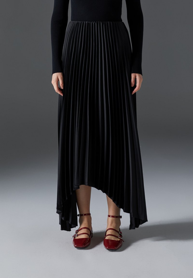 Zign Studio Fustă plisată - black