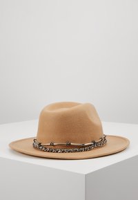 Uncommon Souls - FEDORA UNISEX - Hatt - taupe - 3