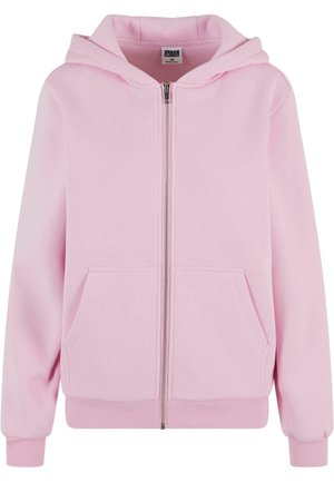 Urban Classics Zip-up sweatshirt - softpink