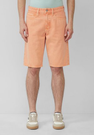 REGULAR FIT MID RISE - Jeans Shorts - papaya